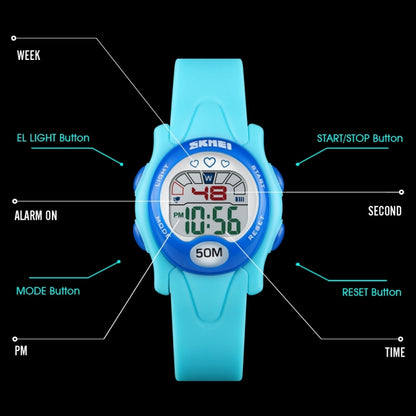 SKMEI 1478 Multifunction Children Digital Watch 50m Waterproof Sports Watch