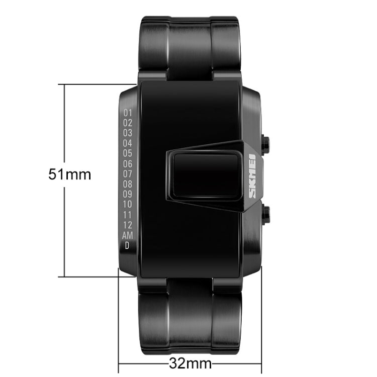 SKMEI 1179 Multifunctional Men Outdoor Sports Noctilucent Waterproof LED Digital Watch