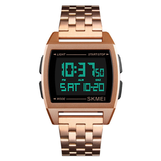 SKMEI 1368 Multifunctional Men Outdoor Sports Noctilucent Waterproof Digital Watch