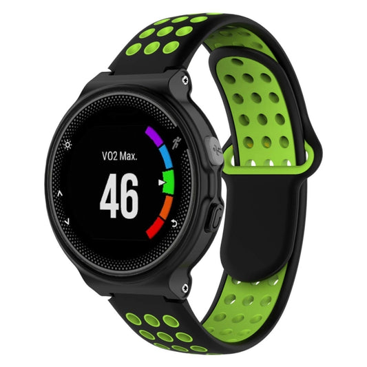 سوار ساعة رياضي من السيليكون بلونين لساعة Garmin Forerunner 220 / Approach S5 / S20