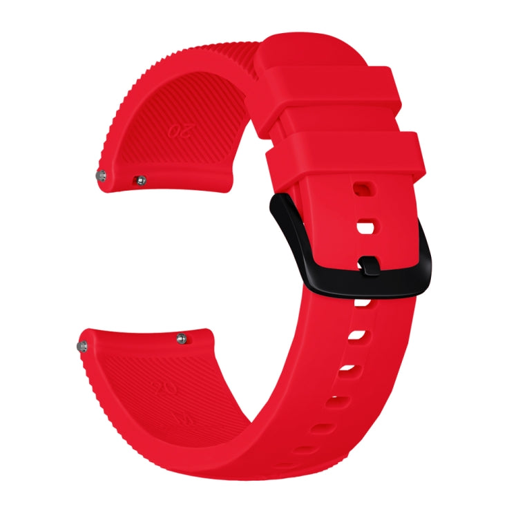 سوار ساعة من السيليكون بنمط Crazy Horse لساعة Huami Amazfit Bip Lite إصدار 20 مم