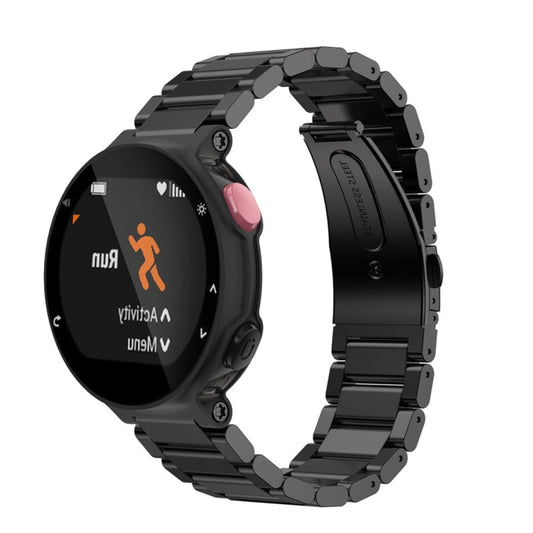 سوار ساعة ذكية عالمي بثلاثة شرائط فولاذية لساعة Garmin Forerunner 220 / 230 / 235 / 630 / 620 / 735