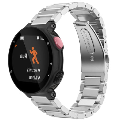سوار ساعة ذكية عالمي بثلاثة شرائط فولاذية لساعة Garmin Forerunner 220 / 230 / 235 / 630 / 620 / 735
