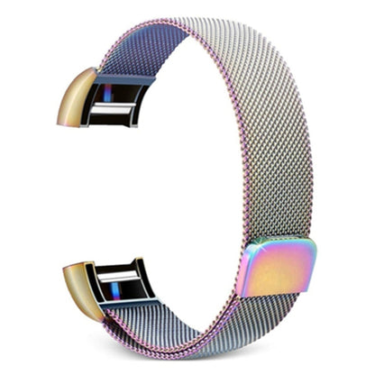 سوار ساعة ذكية من الفولاذ المقاوم للصدأ لساعة FITBIT Charge 2، المقاس: S، المقاس: S