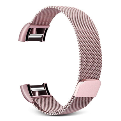 سوار ساعة ذكية من الفولاذ المقاوم للصدأ لساعة FITBIT Charge 2، المقاس: S، المقاس: S