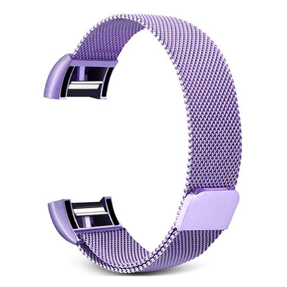 سوار ساعة ذكية من الفولاذ المقاوم للصدأ لساعة FITBIT Charge 2، المقاس: S، المقاس: S