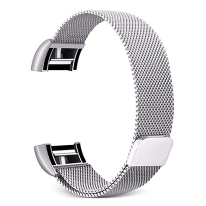 سوار ساعة ذكية من الفولاذ المقاوم للصدأ لساعة FITBIT Charge 2، المقاس: S، المقاس: S