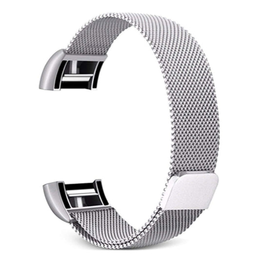 سوار ساعة ذكية من الفولاذ المقاوم للصدأ لساعة FITBIT Charge 2، المقاس: S، المقاس: S