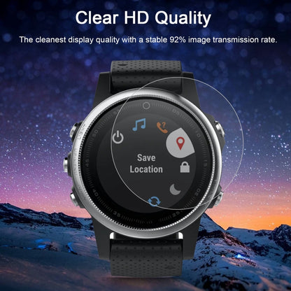 قطعتان من غطاء ENKAY Hat-Prince لساعة Garmin Fenix 5S الذكية بسمك 0.2 مم ودرجة صلابة سطح 9H ودرجة صلابة 2.15D، مصنوع من الزجاج المقوى المقاوم للانفجار