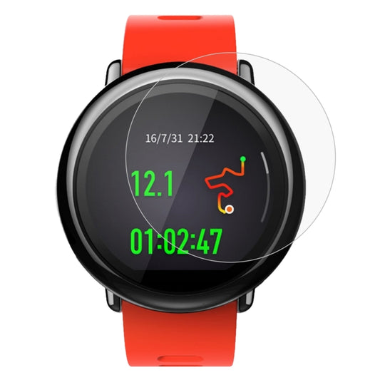 قطعتان من غطاء ENKAY Hat-Prince لساعة Xiaomi Huami AMAZFIT الذكية بسمك 0.2 مم، صلابة سطح 9H، 2.15D، طبقة شاشة زجاجية مقسّاة مقاومة للانفجار