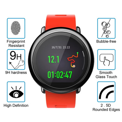قطعتان من غطاء ENKAY Hat-Prince لساعة Xiaomi Huami AMAZFIT الذكية بسمك 0.2 مم، صلابة سطح 9H، 2.15D، طبقة شاشة زجاجية مقسّاة مقاومة للانفجار