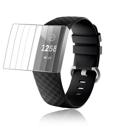 5 PCS  for Fitbit Charge 3 / 4 TPU Soft Explosion-proof Screen Film, For Fitbit Charge 3