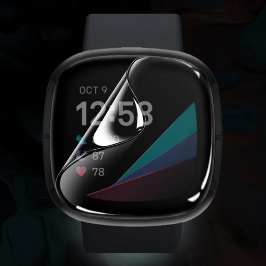 5 قطع من غلاف شاشة ناعم مقاوم للانفجار من مادة TPU لساعة Fitbit Versa 3 / Sense، لساعة Fitbit Versa 3