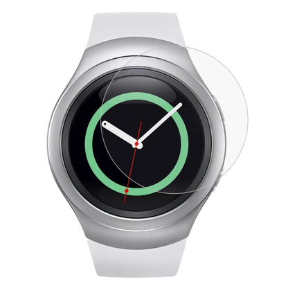 قطعتان من غطاء ENKAY Hat-Prince لساعة Samsung Gear S2 الذكية بسمك 0.2 مم، صلابة سطح 9H، 2.15D، طبقة شاشة زجاجية مقسّاة مقاومة للانفجار