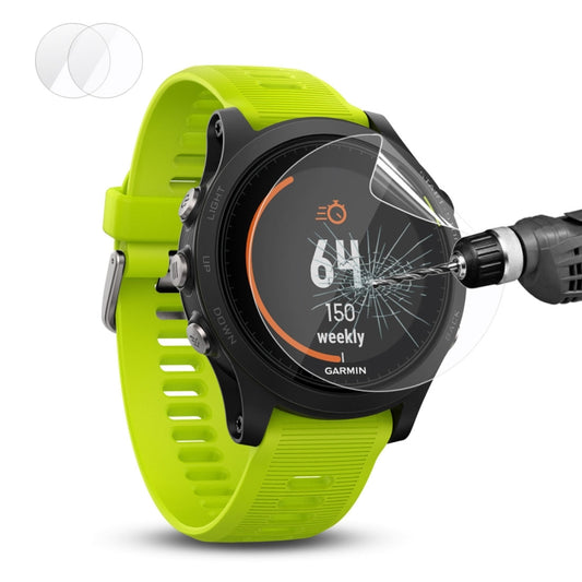 قطعتان من واقي شاشة TPU من ENKAY Hat-Prince لساعة Garmin Forerunner 935 الذكية