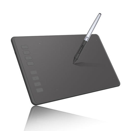 HUION Inspiroy Series H950P 5080LPI لوح رسم رسومي احترافي USB لنظامي التشغيل Windows / Mac OS، مع قلم بدون بطارية