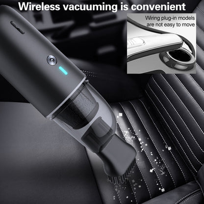 Car / Household Wireless Portable 90W Handheld Powerful Vacuum Cleaner, Navy Blue