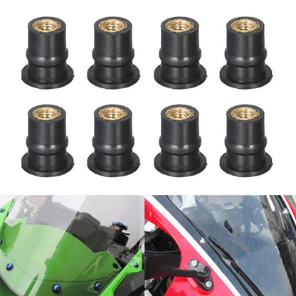20pcs / 1 Set M5 Universal Motorcycle Windshield Brass Nuts, M5