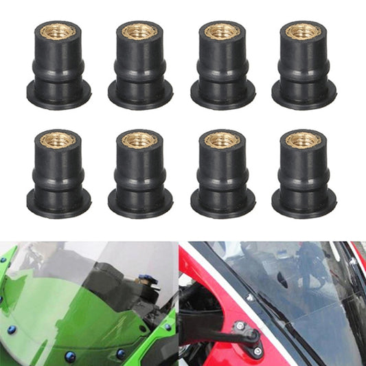 20pcs / 1 Set M5 Universal Motorcycle Windshield Brass Nuts, M5
