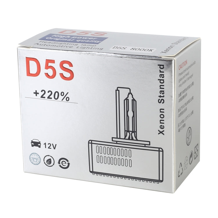 1 Pair D5S 4300K DC12V 35W Car HID Xenon Bulb Kit Headlight, D5S 4300K