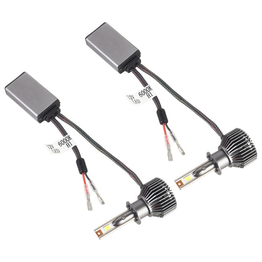 K11 1 Pair H1 12V / 85W / 6000K / 9000LM Car LED Headlight, H1