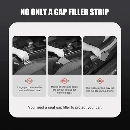 1 Pair Car Seat Gap Bar Car Interior Armrest Box Gap Leak-proof Filler, 1 Pair