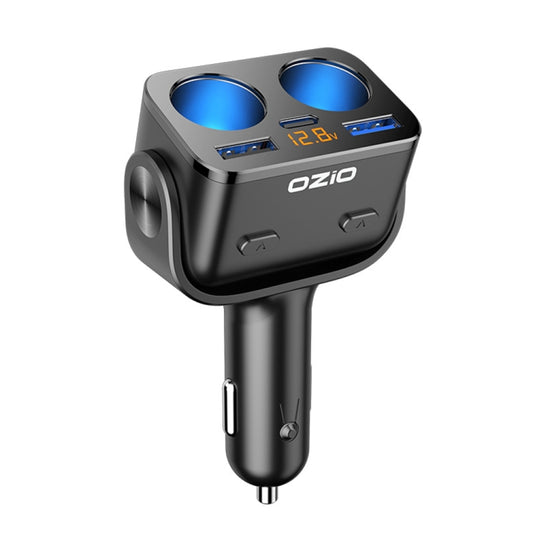 Y48TC QC3.0 + Type-C Dual Port Fast Charging Multi-function Car Charger Cigarette Lighter, Y48TC