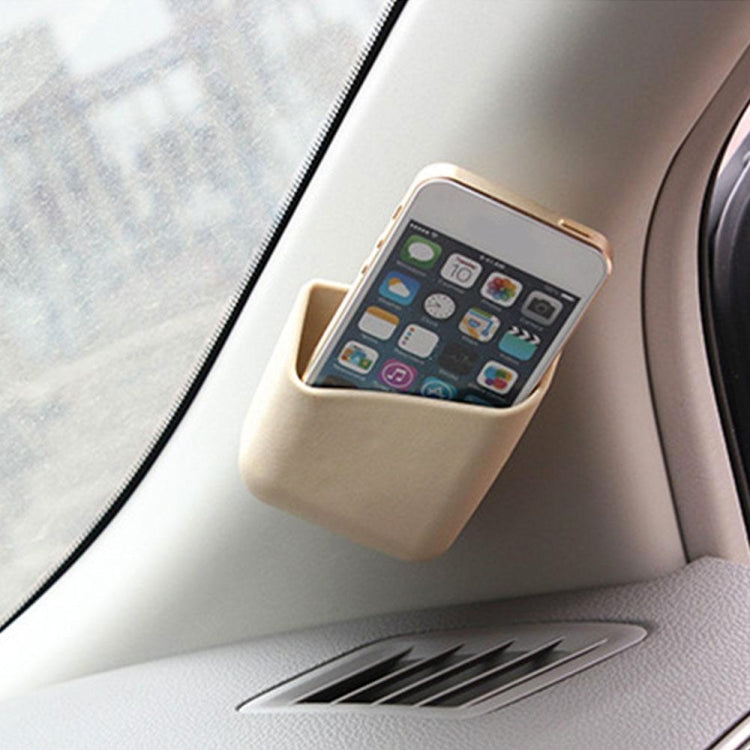 KMS-933 1 Pair Car Multifunctional Adhesive Storage Box Glasses Cellphone Storage Box