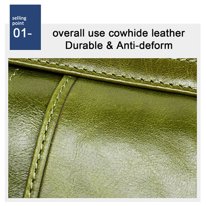 3520 Long Cowhide Leather Folding Anti-magnetic RFID Wallet for Ladies, with Card Slots, 3520 Black, 3520 Coffee, 3520 Blue, 3520 Red, 3520 Yellowish-brown