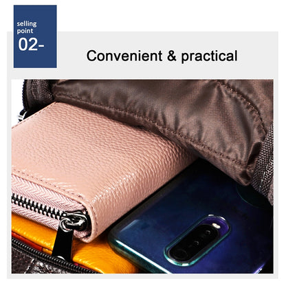 6023 Casual Litchi Texture Soft Face Full-grain Cowhide One Shoulder Crossbody Bag for Men, Red, Brown, Black, Coffee