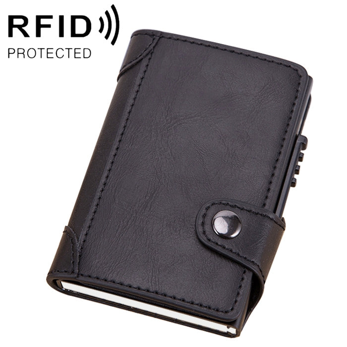 X-51 Automatically Pop-up Card Type Anti-magnetic RFID Anti-theft PU Leather Wallet with Card Slots, X-51  with Card Slots Blue, X-51  with Card Slots Apricot, X-51  with Card Slots Black, X-51  with Card Slots Coffee�����������������������������������...