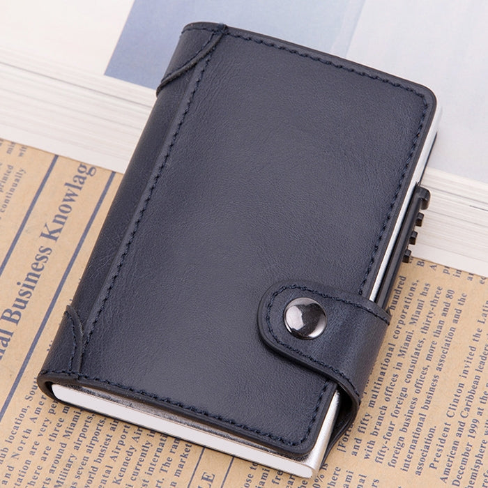 X-51 Automatically Pop-up Card Type Anti-magnetic RFID Anti-theft PU Leather Wallet with Card Slots, X-51  with Card Slots Blue, X-51  with Card Slots Apricot, X-51  with Card Slots Black, X-51  with Card Slots Coffee�����������������������������������...