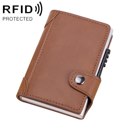 X-51 Automatically Pop-up Card Type Anti-magnetic RFID Anti-theft PU Leather Wallet with Card Slots, X-51  with Card Slots Blue, X-51  with Card Slots Apricot, X-51  with Card Slots Black, X-51  with Card Slots Coffee�����������������������������������...