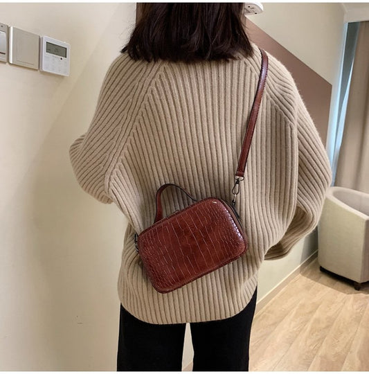 Casual PU Shoulder Bag Ladies Handbag Messenger Bag