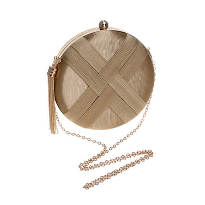 Women Fashion Banquet Party Silk Handbag