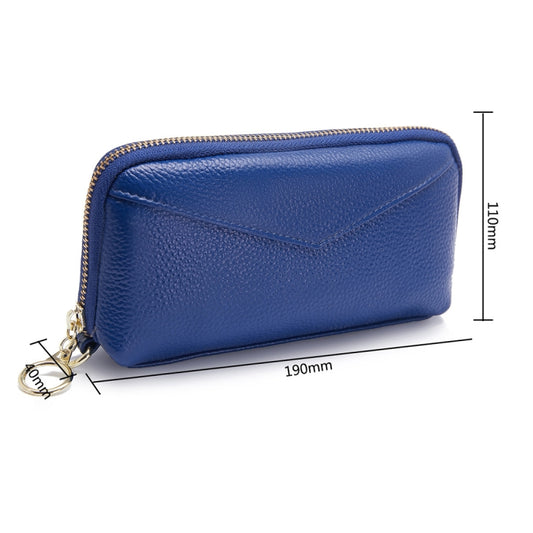 2-Folding Square Genuine Leather Handbag
