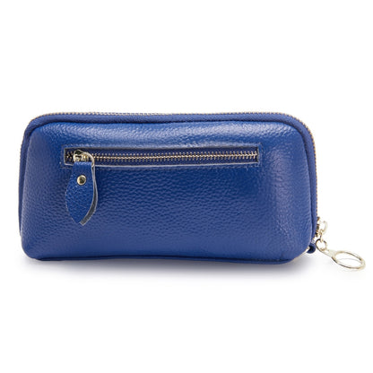 2-Folding Square Genuine Leather Handbag