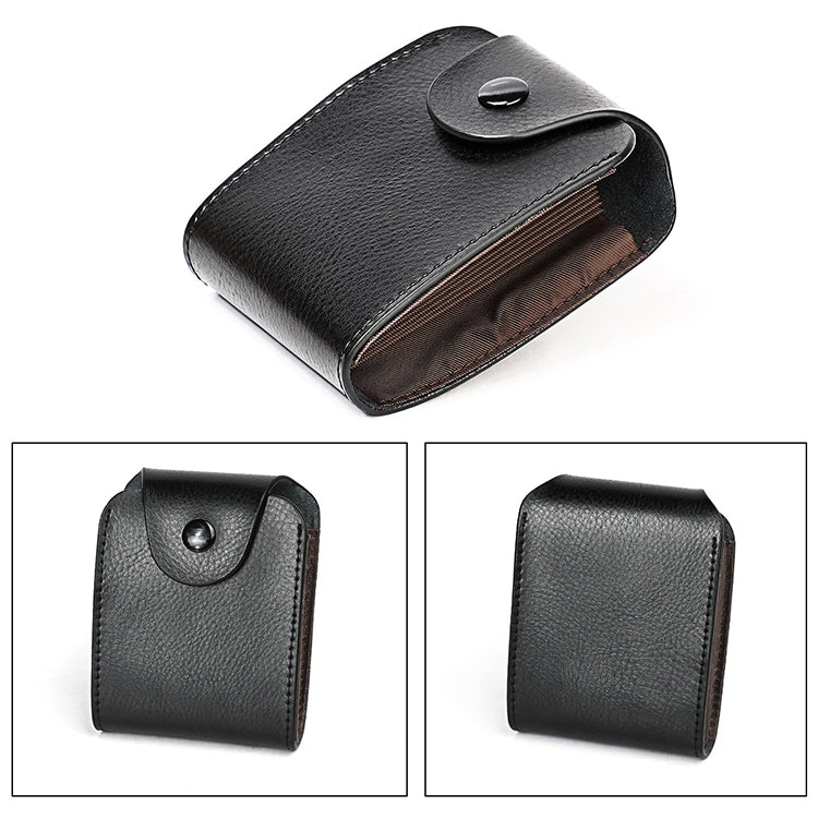 KB187 Litchi Texture Leather Large-capacity Card Holder Wallet