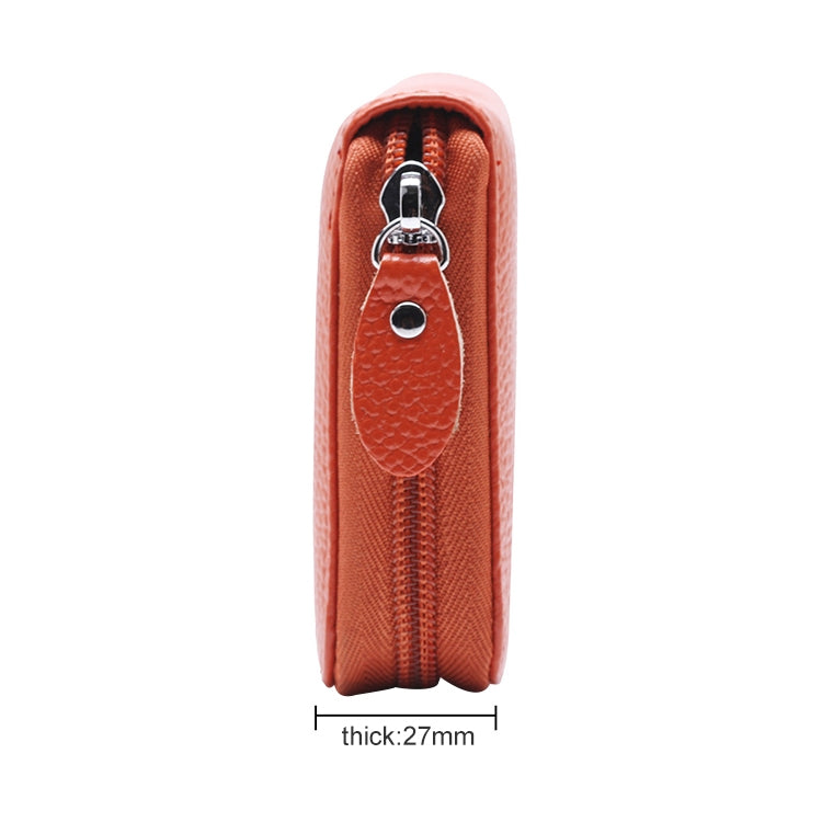 902 Antimagnetic RFID Litchi Texture Women Large Capacity Hand Wallet Purse Phone Bag with Card Slots