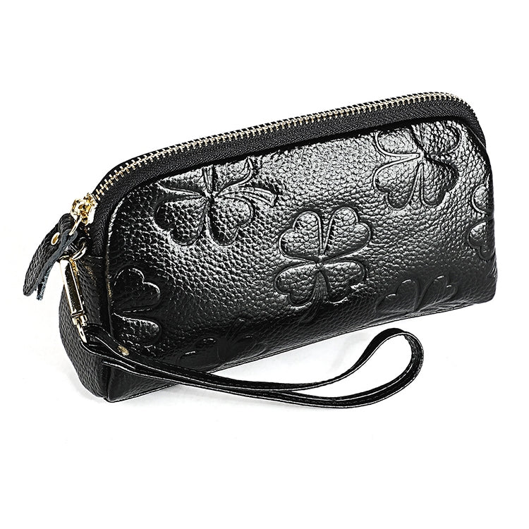 2026 Multifunctional Litchi Texture Women Large Capacity Hand Wallet Shell bag with Card Slots