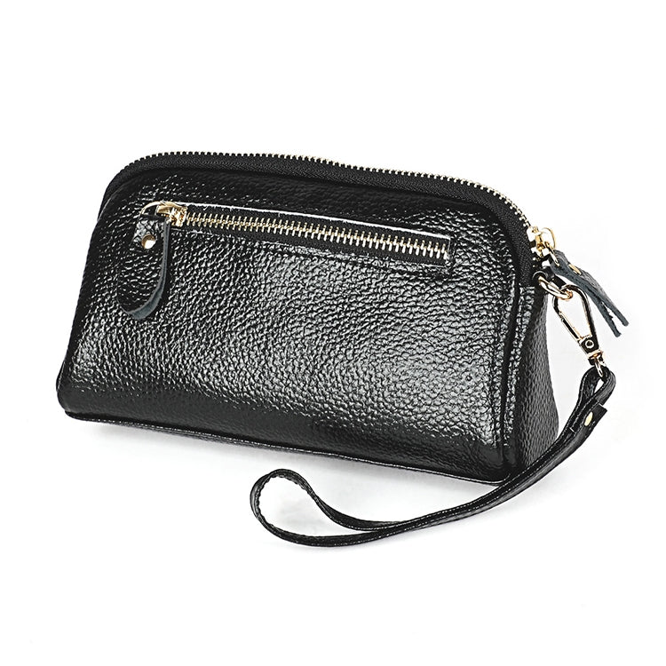 2026 Multifunctional Litchi Texture Women Large Capacity Hand Wallet Shell bag with Card Slots