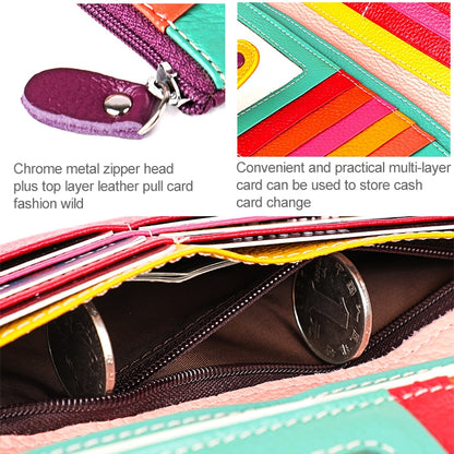3572 Litchi Texture Leather Zipper Lady Wallet Large-capacity Purse