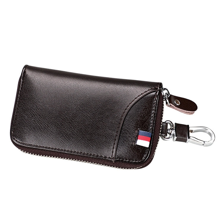 9102 Multi-function Waist Hanging Leather Zipper Wallet Keys Holder Bag