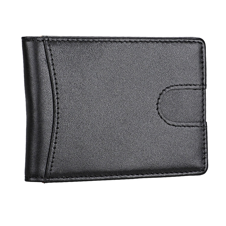 9601 Antimagnetic RFID Mini Crazy Horse Texture Leather Wallet Billfold, 9601