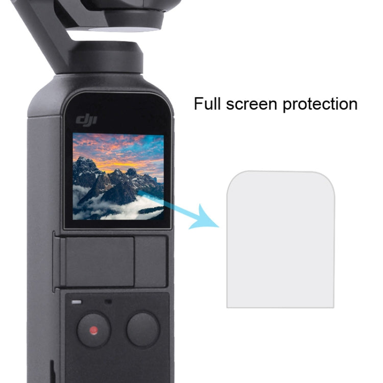 6 قطع واقي عدسة عالي الدقة + غشاء شاشة لجهاز DJI OSMO Pocket Gimbal، واقي عدسة عالي الدقة