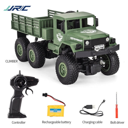 JJR/C 1:18 2.4 جيجاهرتز 4 قنوات تحكم عن بعد دونغفنغ 8 شاحنة مدرعة بست عجلات لعبة مركبة، دونغفنغ 8 (أخضر)، دونغفنغ 8 (أصفر)