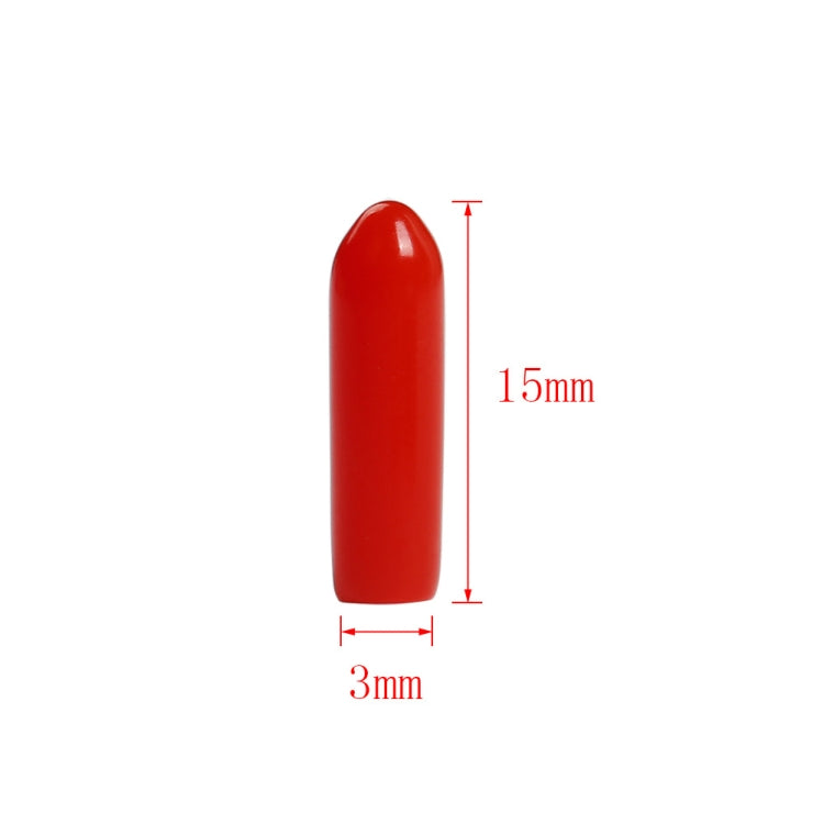 100 قطعة من غطاء حماية هوائي الإرسال iFlight M3x15mm مع غلاف مطاطي من مادة PVC لقطع غيار نماذج RC FPV متعددة المراوح