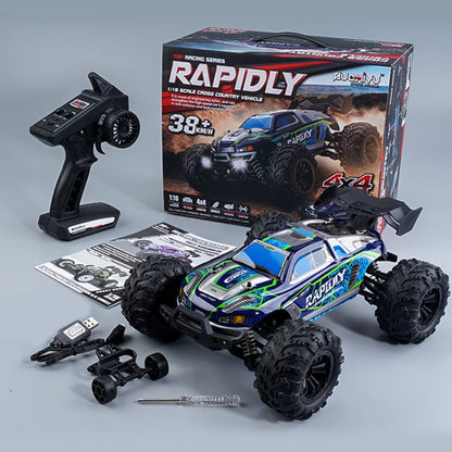 لعبة سيارة كوبيه كهربائية SCY-16101 2.4G 1:16 RC Monster Truck، SCY-16101 / أزرق