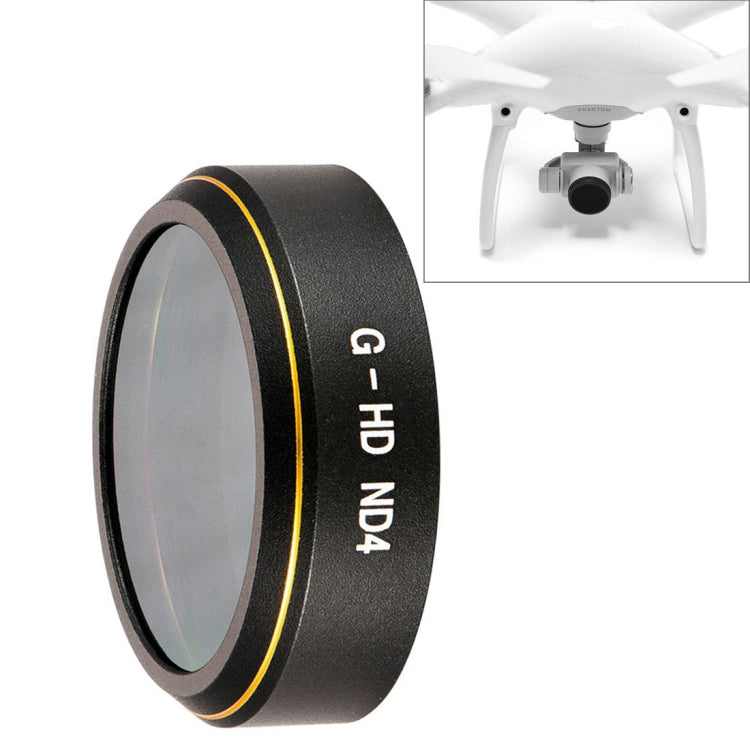 فلتر عدسة ND رمادي عالي الدقة للطائرات بدون طيار لـ DJI Phantom 4 Pro وND2 وND4 وND8 وND16 وND32