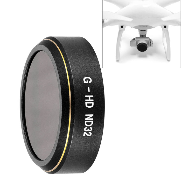 فلتر عدسة ND رمادي عالي الدقة للطائرات بدون طيار لـ DJI Phantom 4 Pro وND2 وND4 وND8 وND16 وND32
